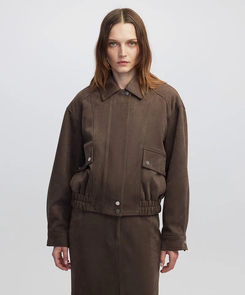 Ipekyol Suede-Effect Coat